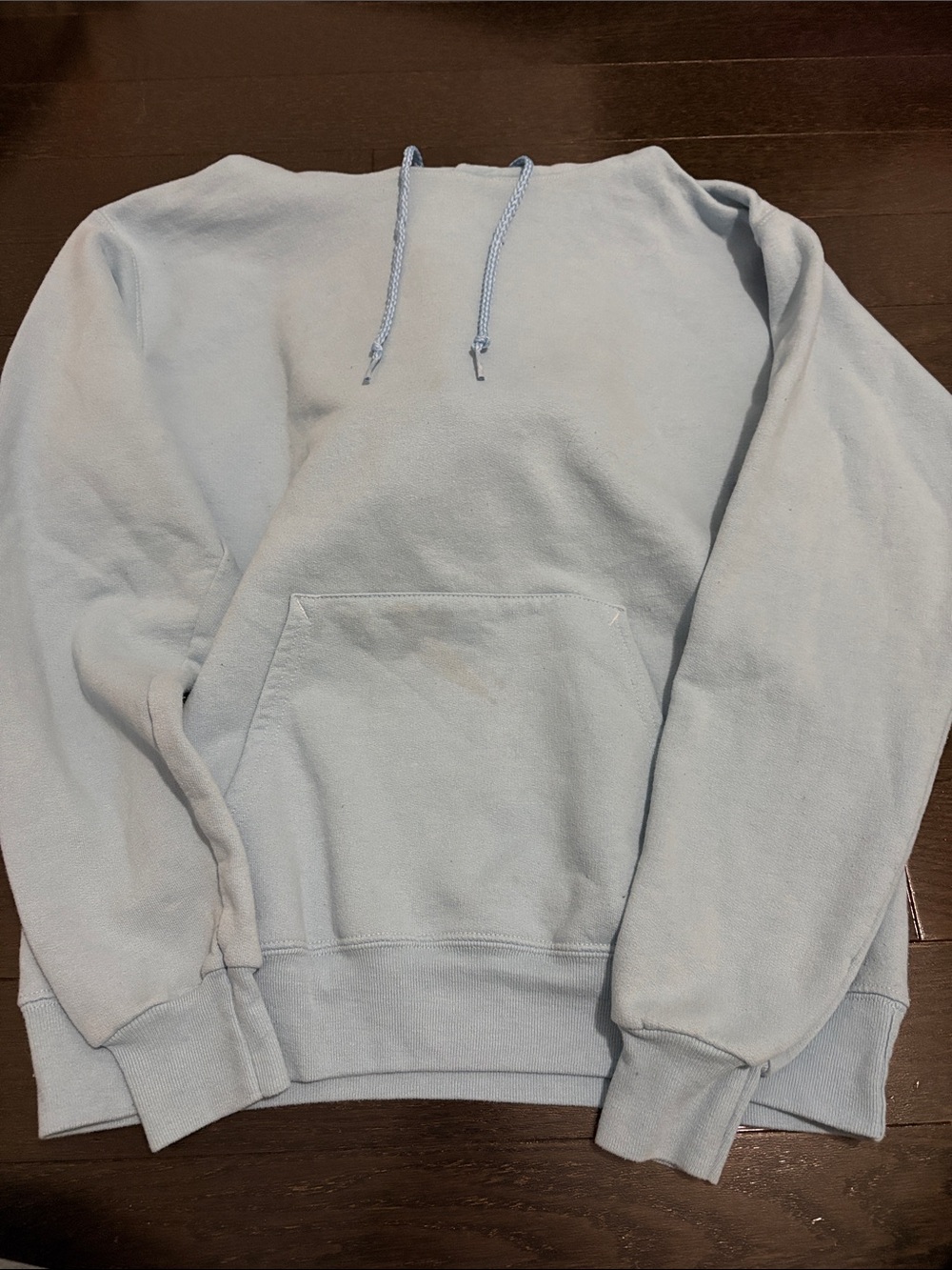 Hanes Light Blue Pullover Hoodie Sweatshirt